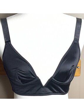 Victorias Secret Very Sexy Shine Strap V-wire Bralette Edgy Whimsigoth Glam Wm S